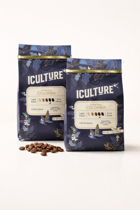 Whole Bean Coffee,  Medium Roast, Specialty Grade 12oz
